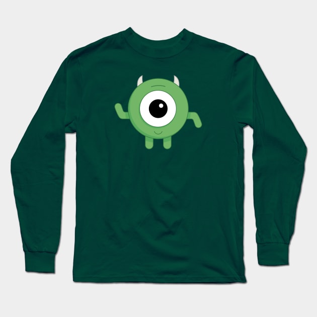 Mr Wazowski Long Sleeve T-Shirt by gravelskies